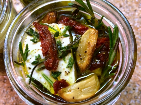 Goat Cheese with Herbs Top